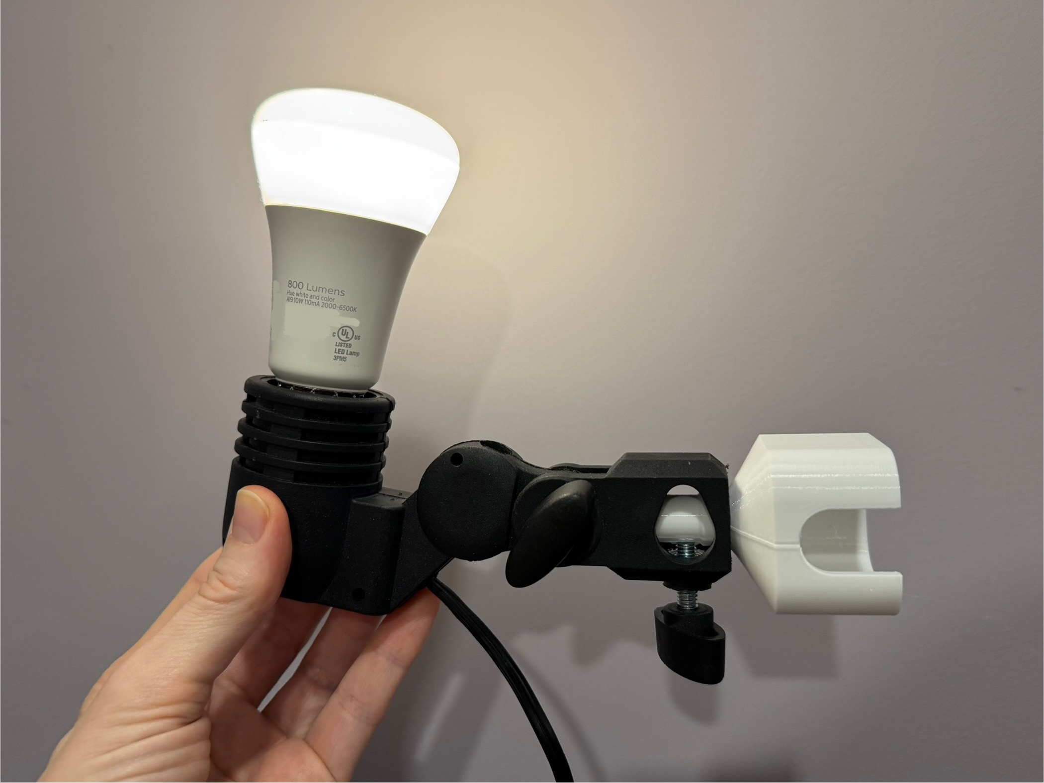 Dell monitor lighting mount