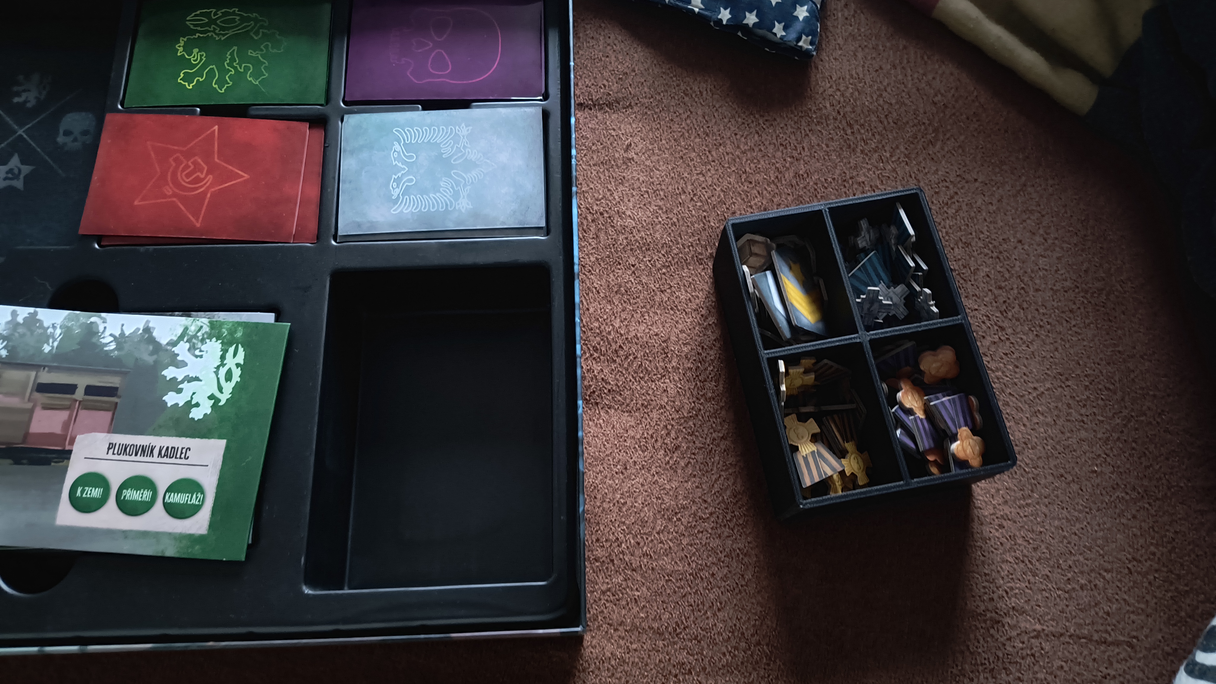 Insert to board game Legie-Sibiřská cesta