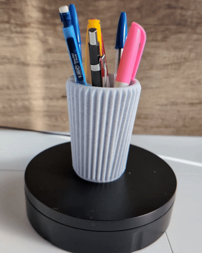 Pencil Holder, Vase: Case Study in Textures #4 - Cupcake Cup