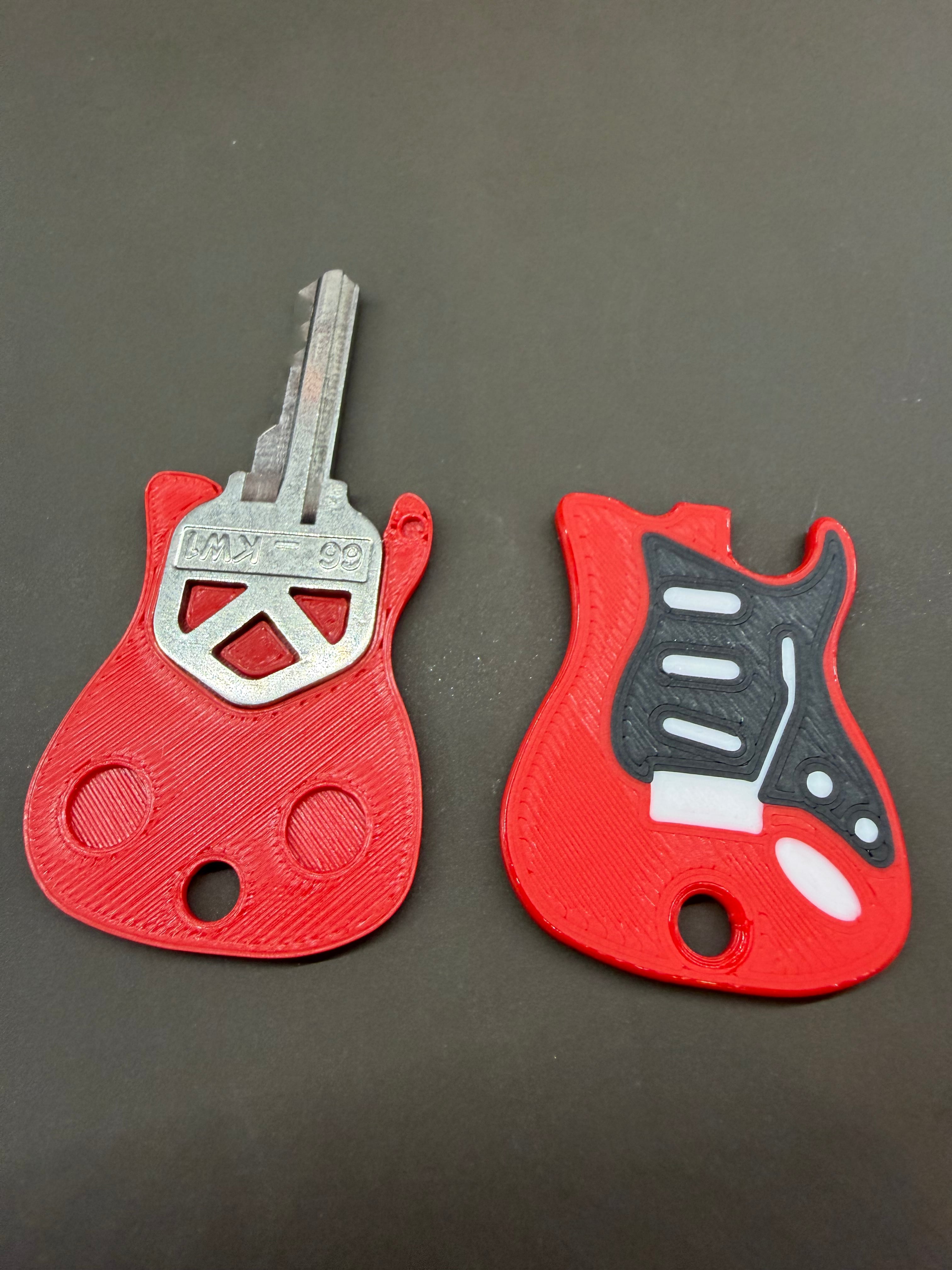 Electric Guitar Key Cover - Kwikset KW1 version