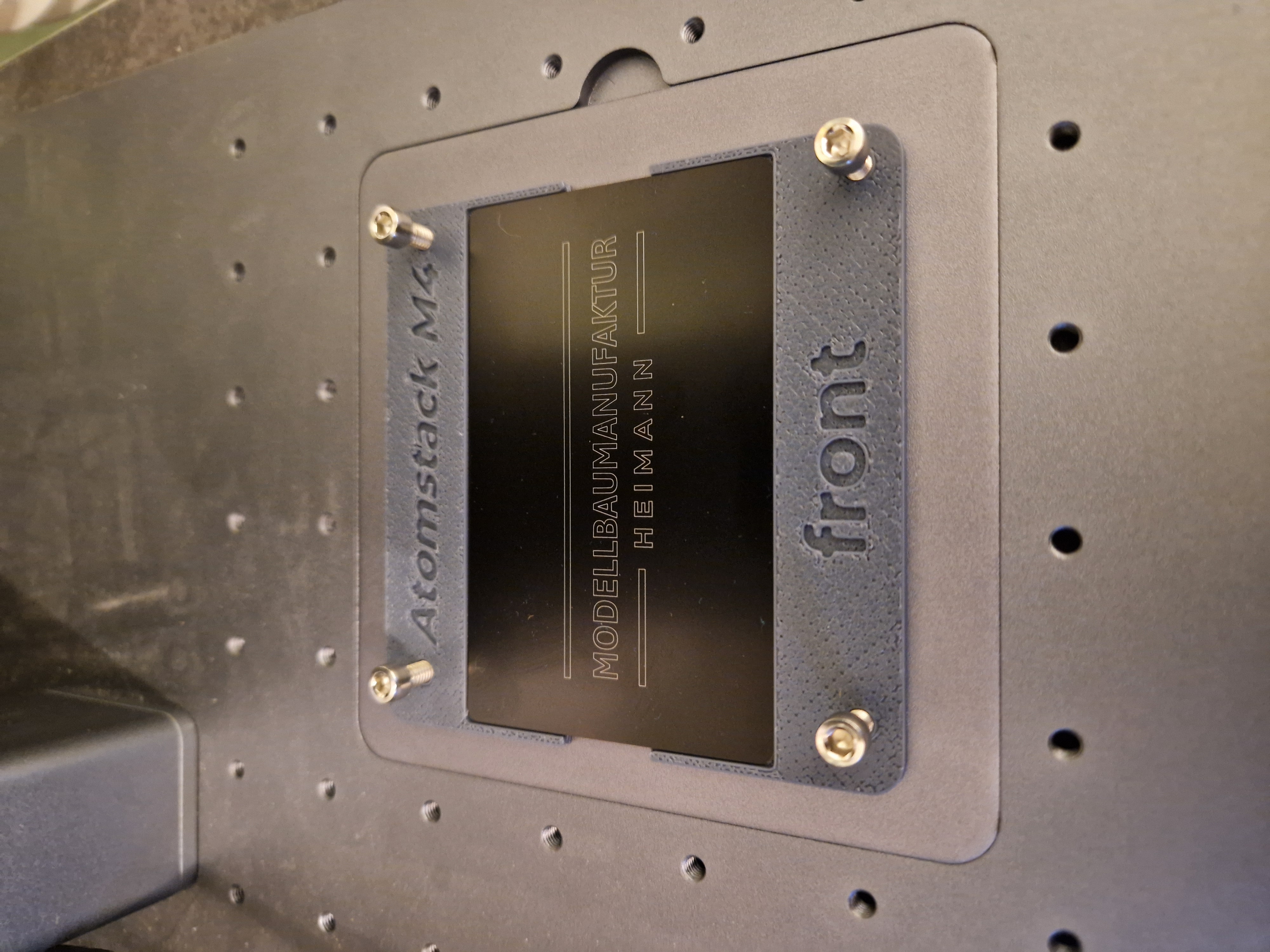 businesscard holder for Atomstack M4 fiberlaser