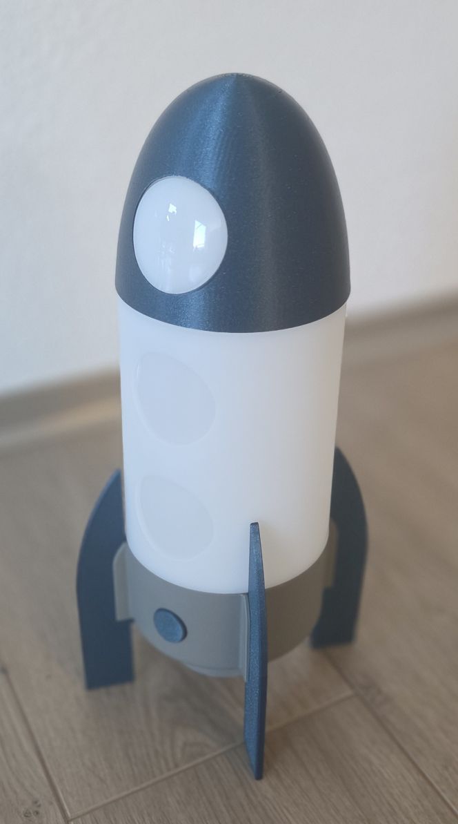 IKEA AFTONSPARV Rocket children's lamp