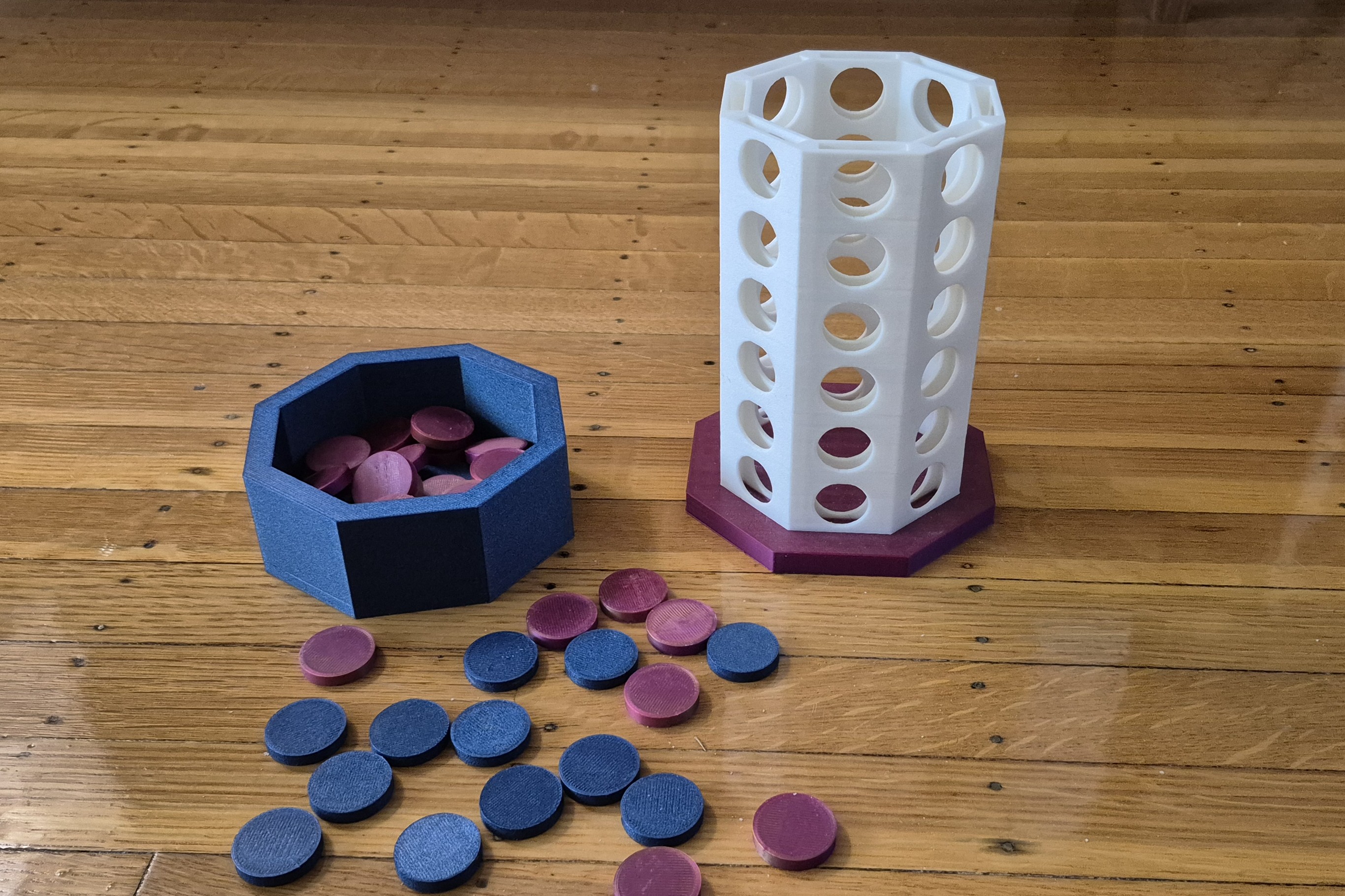 Connect 4 Game Octagon 360°