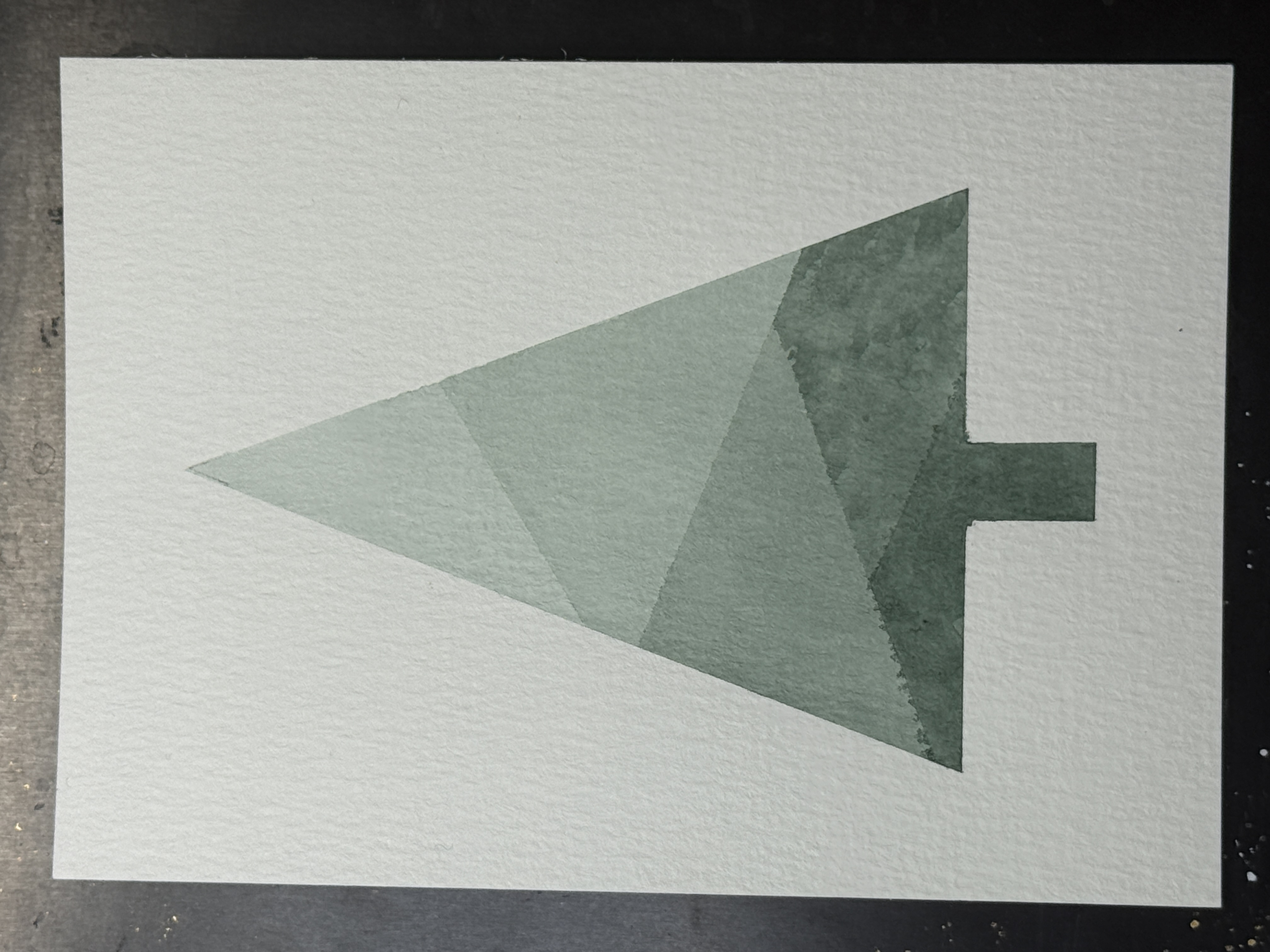 DIN A6 Stencil for XMAS Tree / DIN A6 Schablone für einen Weihnachtsbaum