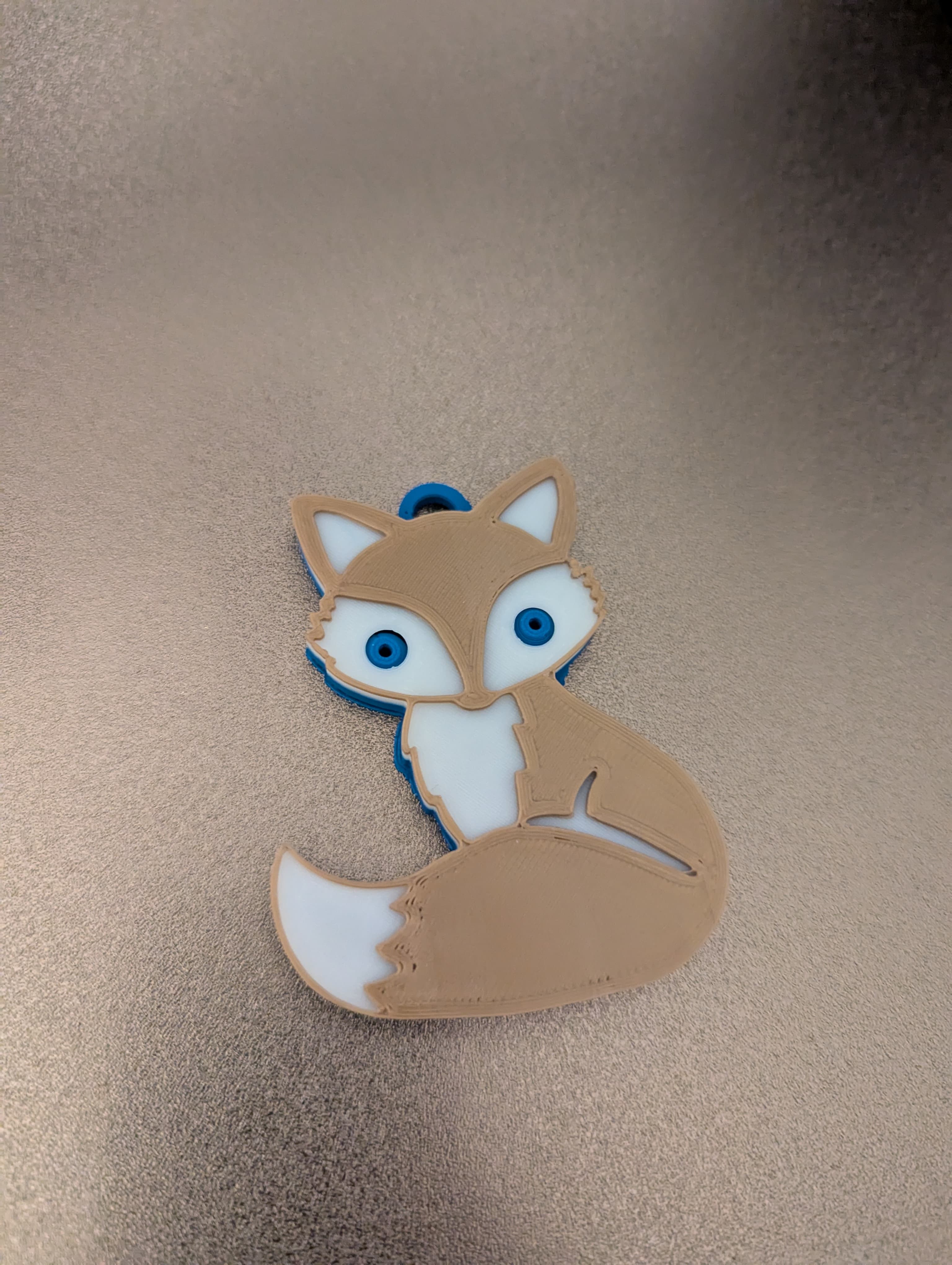 Miniatura 4 do modelo 3D Fox keychain