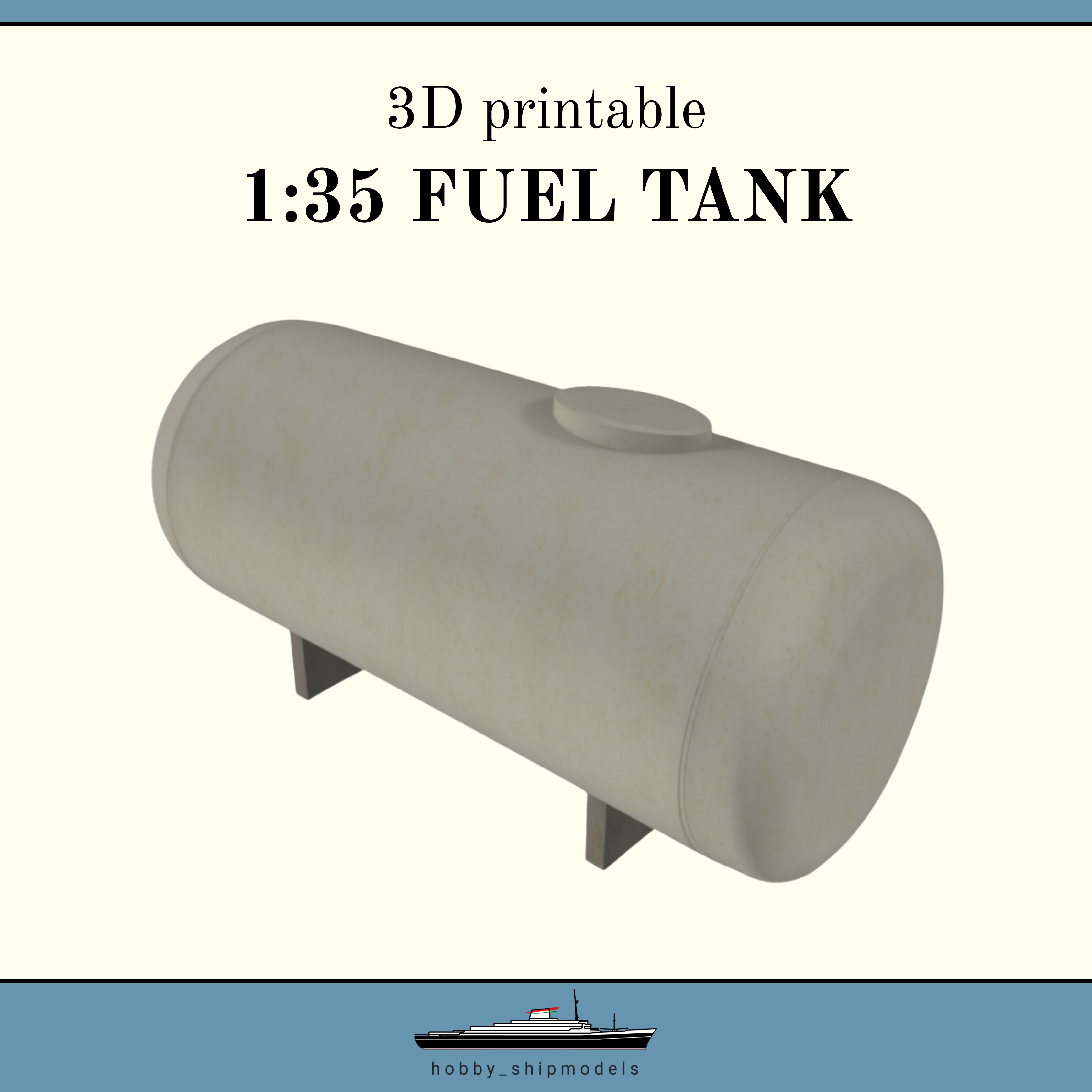 1:35 fuel tank for dioramas