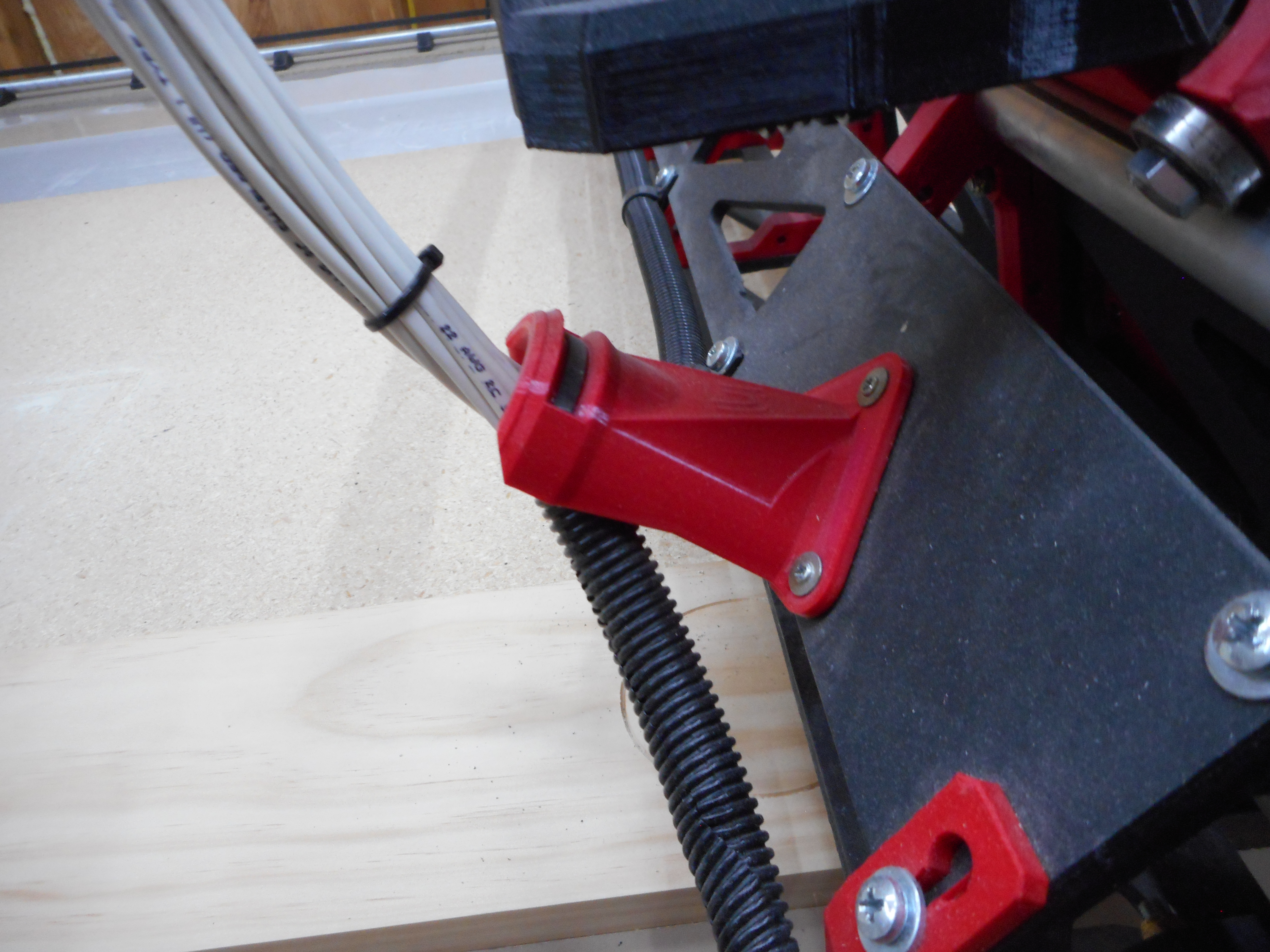 Lowrider V3 cord management tug line