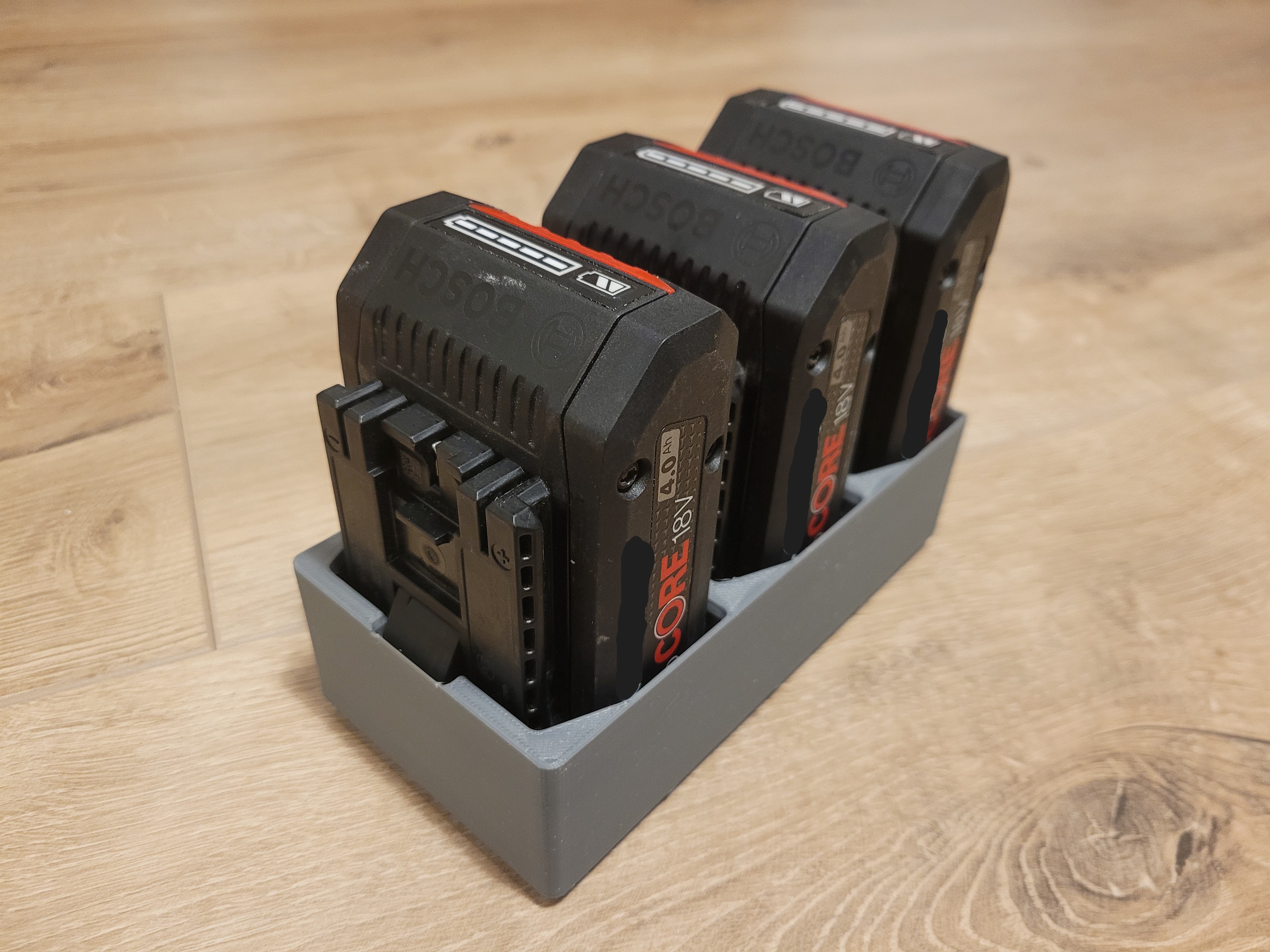[Remix] Gridfinity BOSCH ProCore 18V - 3x 4Ah battery holder