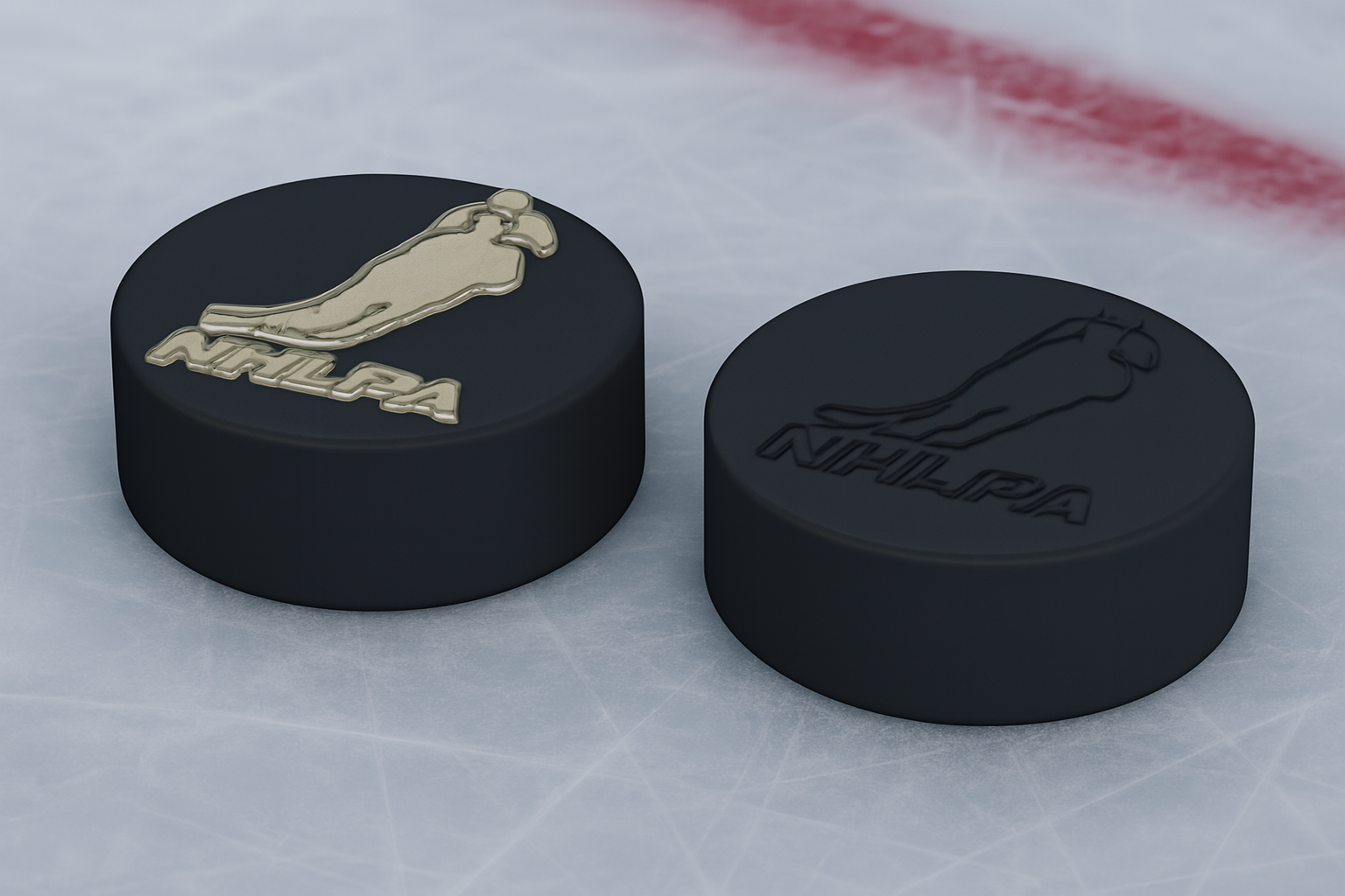 NHLPA Classic NHL Hockey Puck Logo