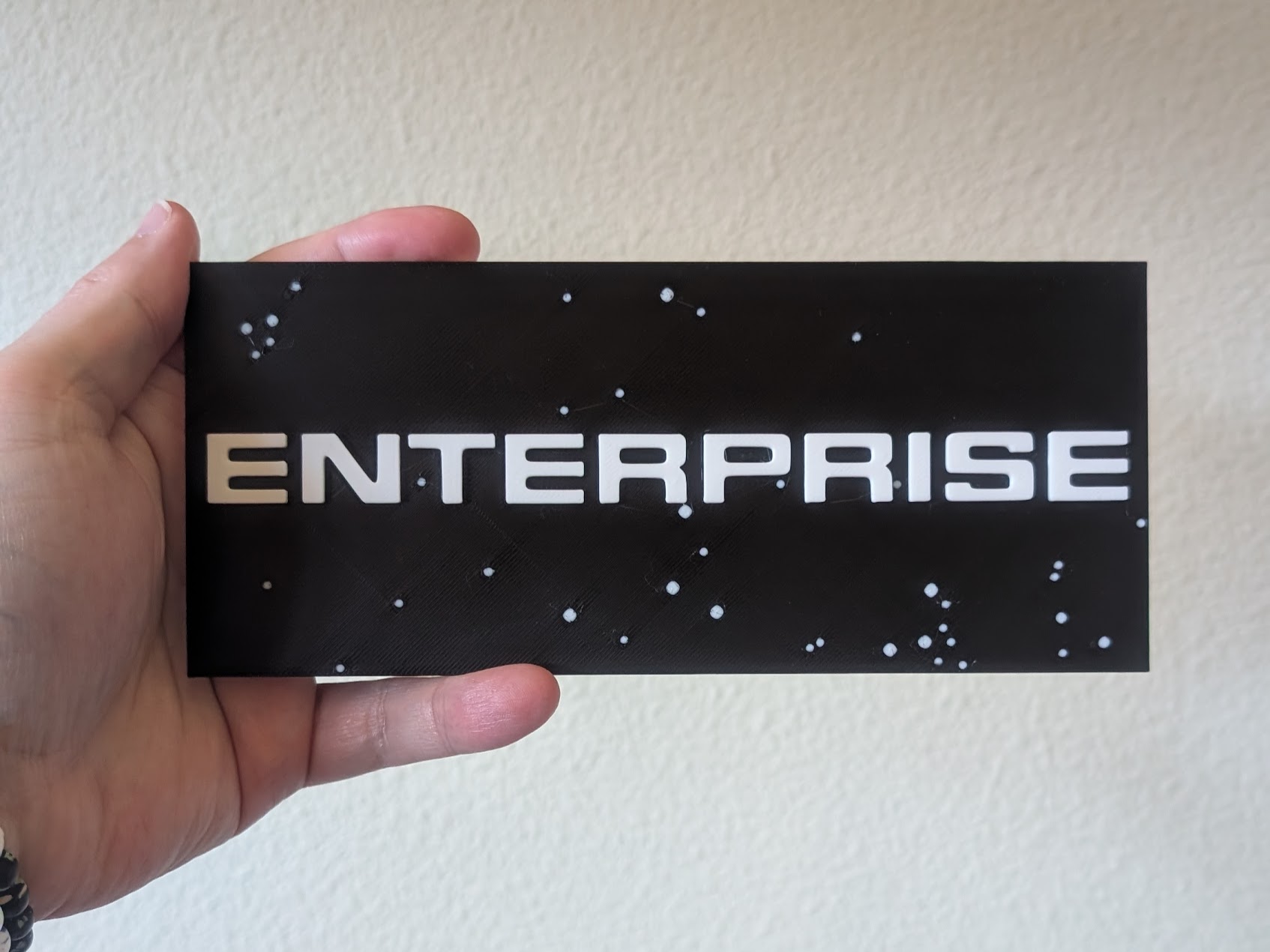 Enterprise Logo with Frame and Stand