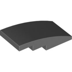 Lego Compatible (93606.dat) Slope Curved 4 x 2 No Studs