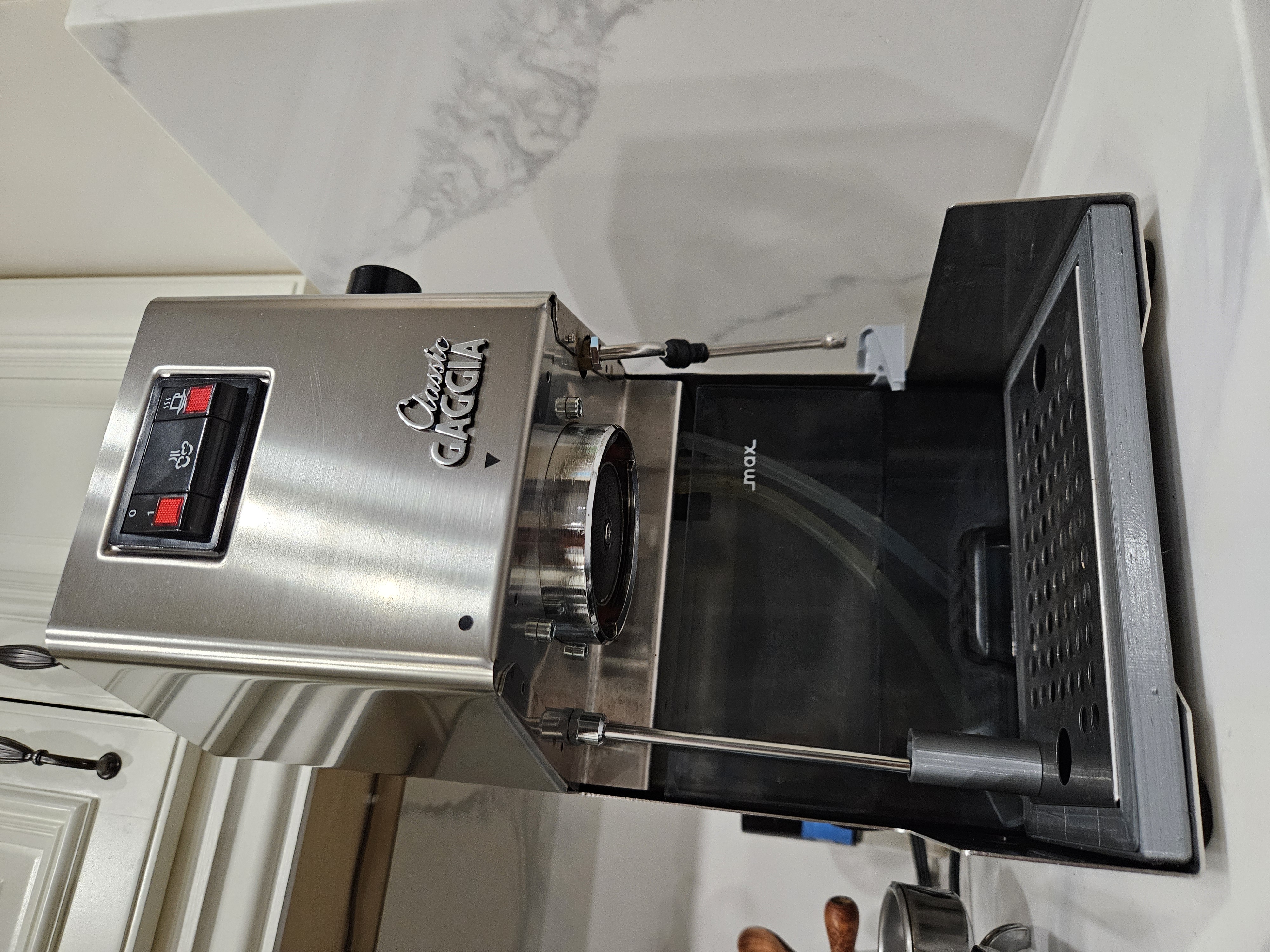 Gaggia Classic 12 mm (1/4 original height) Low Profile Drip Tray