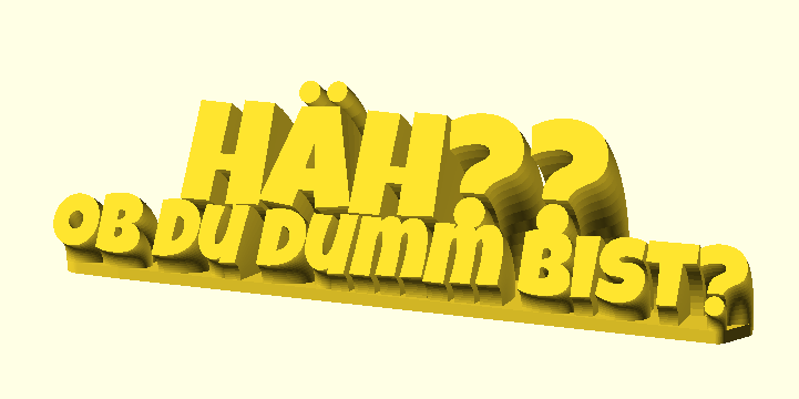 Häh?? Ob Du dumm bist? 3D model
