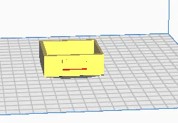 small shelves for small objects.