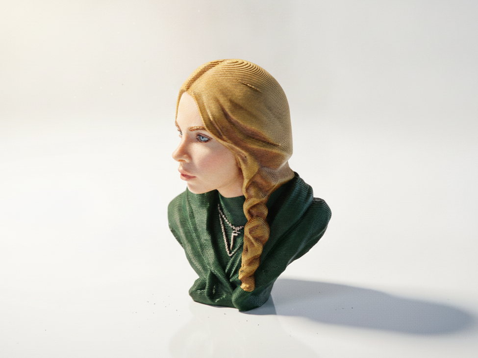 Billie Eilish Bust Celebrity Musician 3D Printable