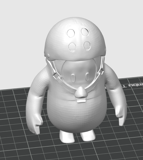 Miniatura 5 do modelo 3D Fall guy figura