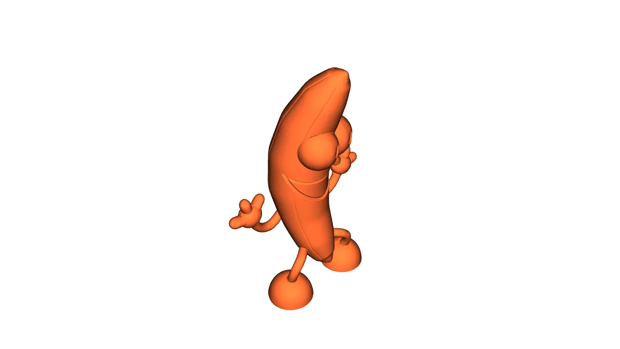 Dancing Banana by Peter Farell | Download free STL model