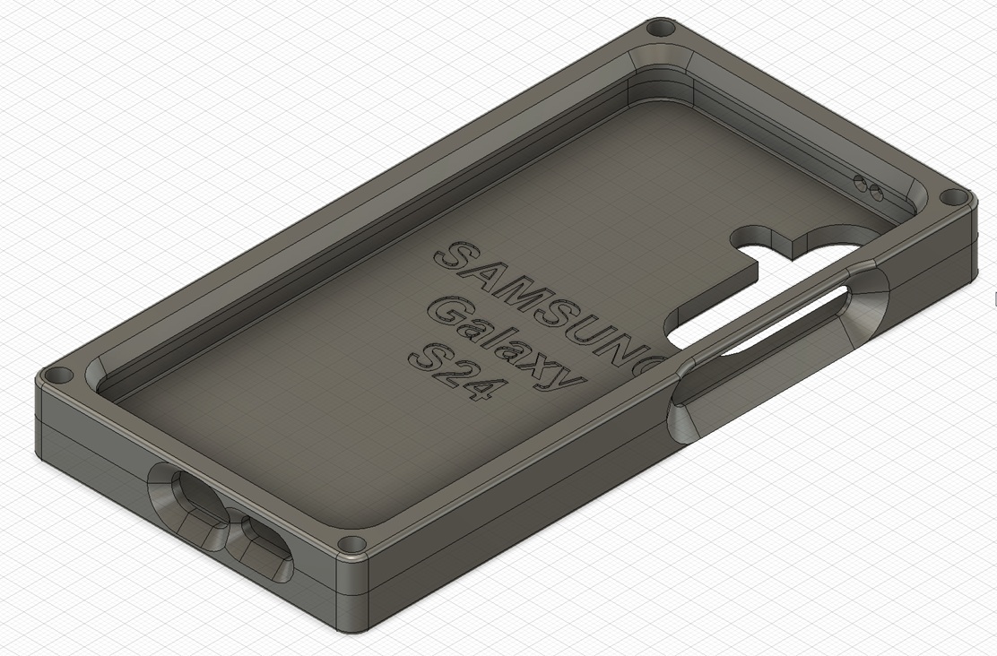 Samsung Galaxy S24 Basic case with Quad Lock