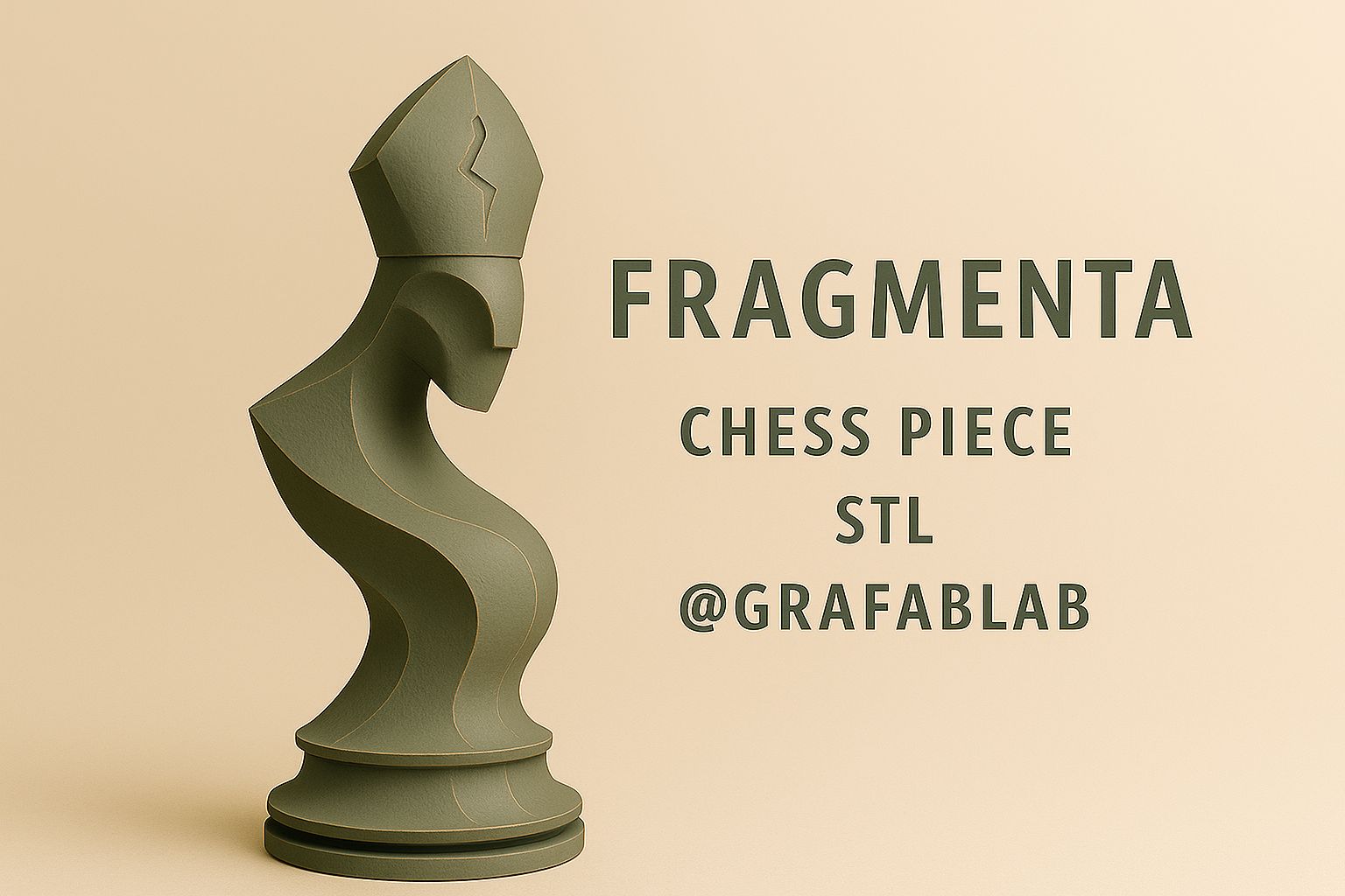 Fragmenta "Bishop" - chess piece