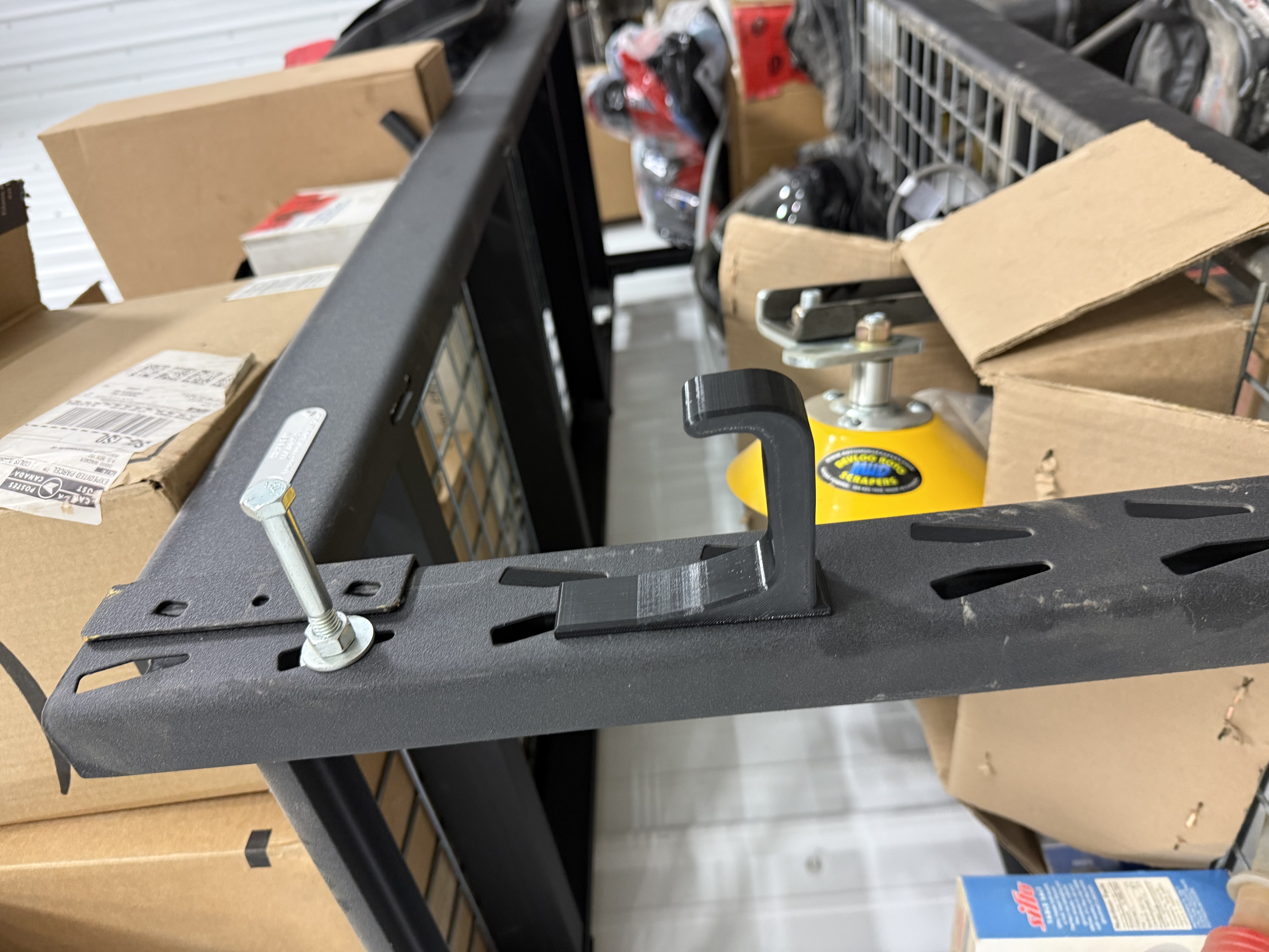 pallet rack hook (Costco racks)