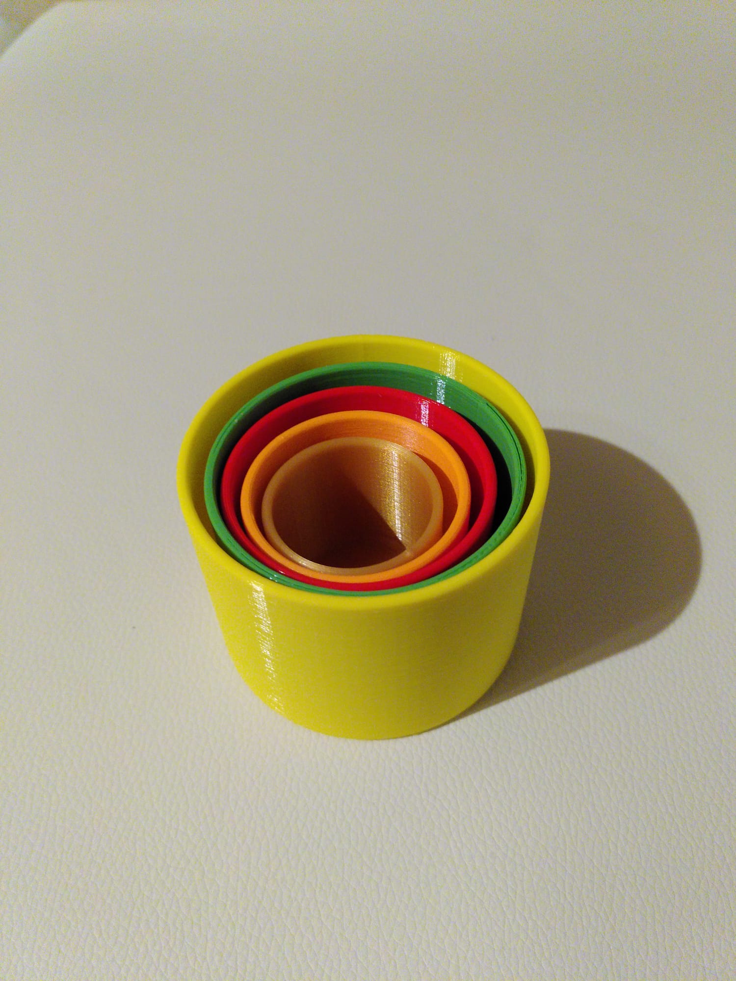 Rainbow Nesting Cups – Sensory Montessori Stacking Toy