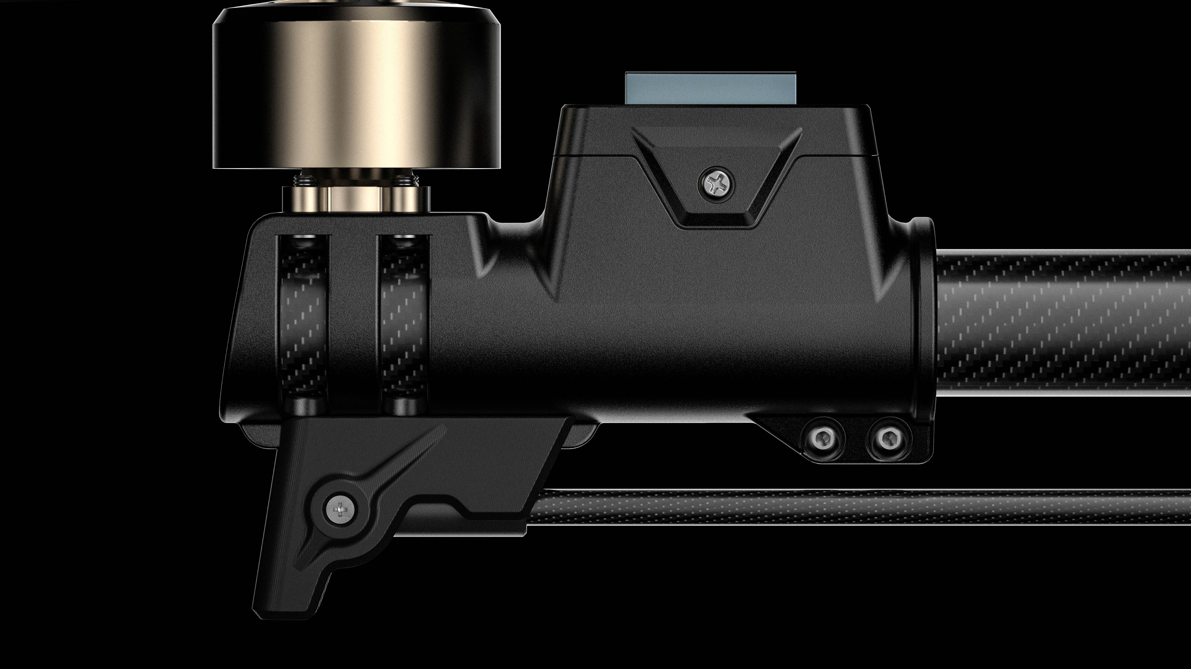 Drone motor mounting bracket