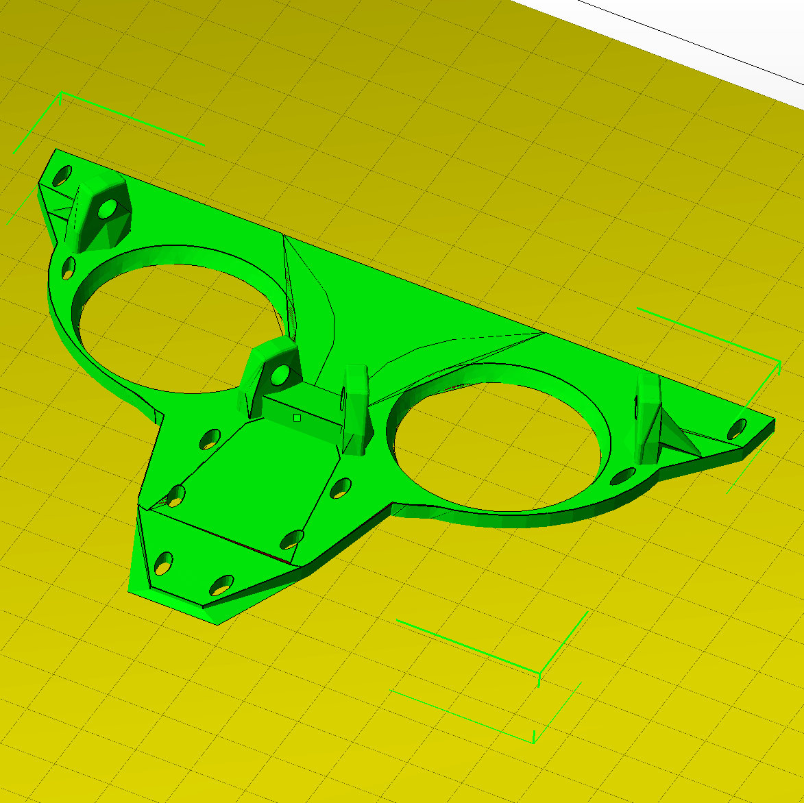 Baseplate for animatronic puppet eyes and eyelids