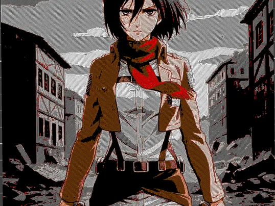 Attack of Titan girl - Hueforge