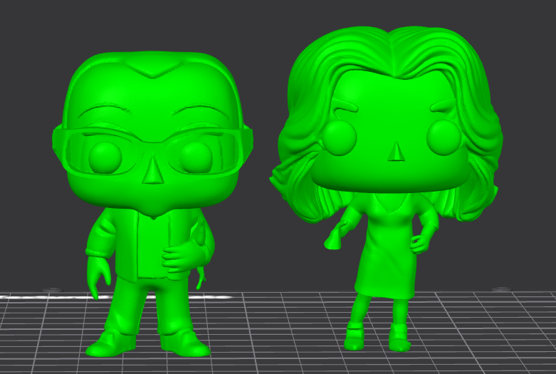 Jay Pritchett & Gloria Delgado-Pritchett - Modern Family 3D Print