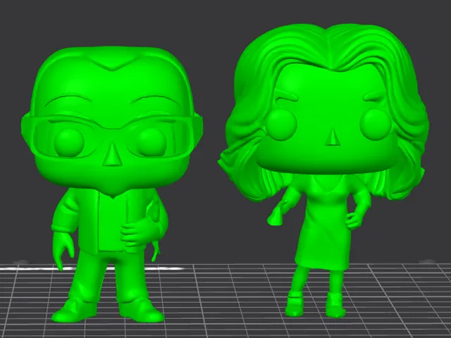 Jay Pritchett & Gloria Delgado-Pritchett - Modern Family 3D Print