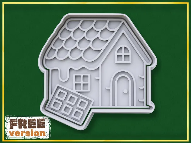 Gingerbread Candy House Cookie Cutter
