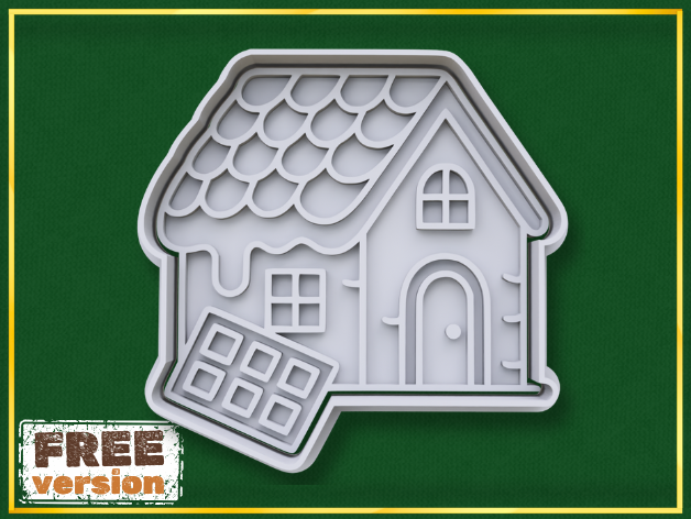 Gingerbread Candy House Cookie Cutter