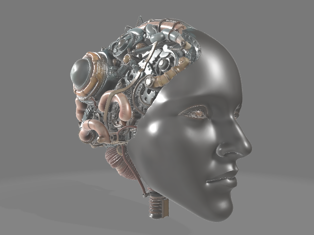 Steampunk Cyber Chick