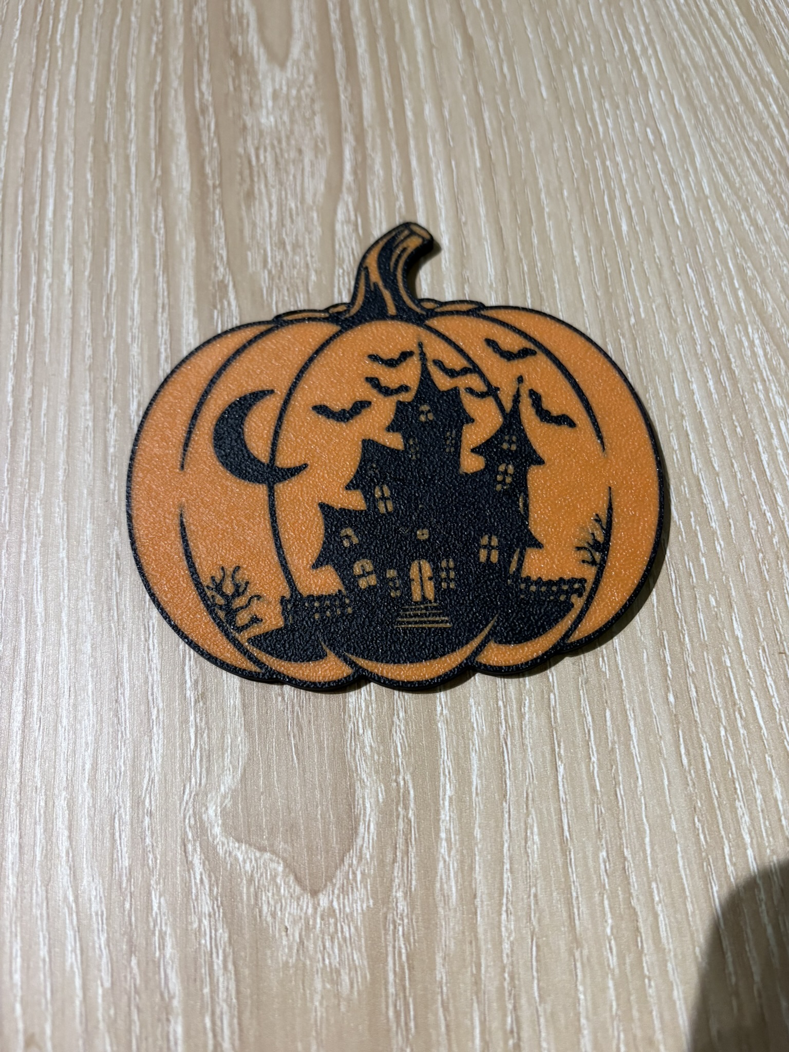Pumpkin coaster