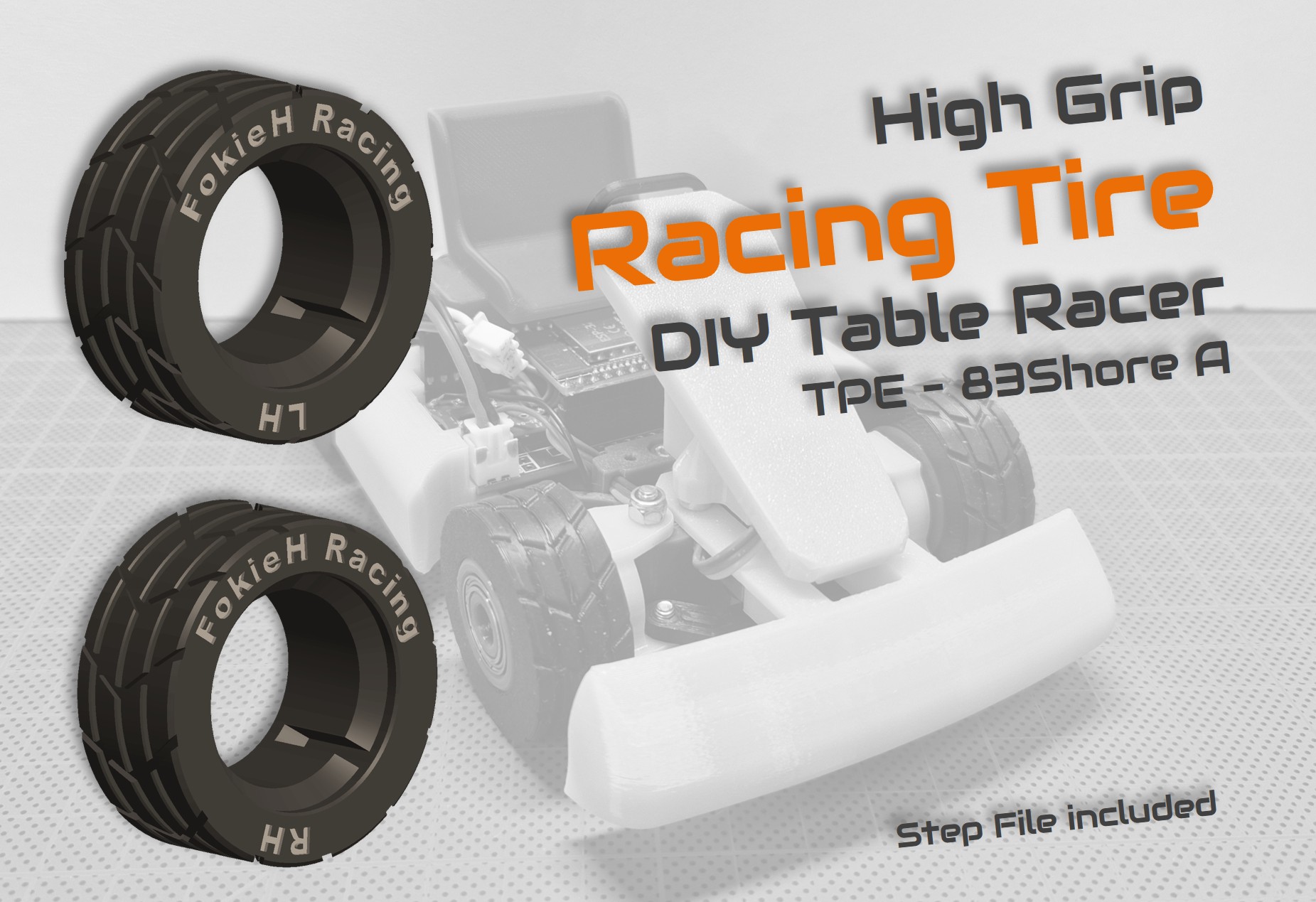 Racing Tires - DIY RC GoCart-TableRacer