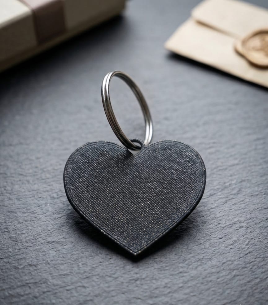 Heart Keyring- 3 minute print!