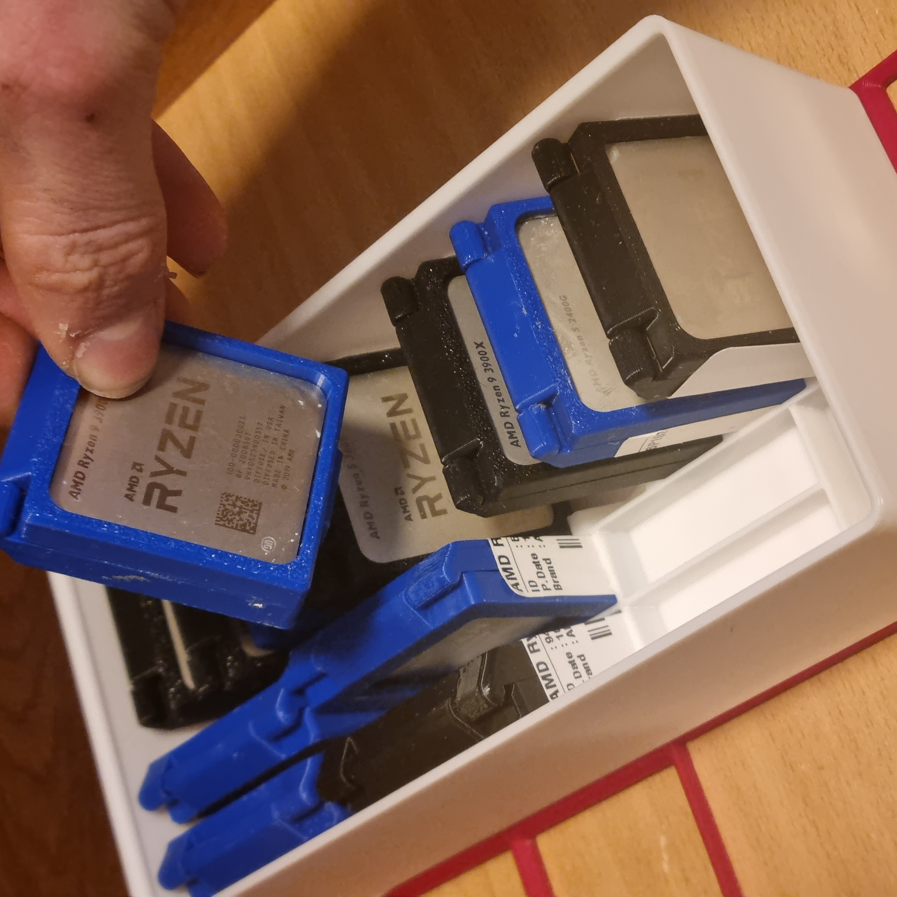 Gridfinity AM4 / AM5 CPU Storage Box
