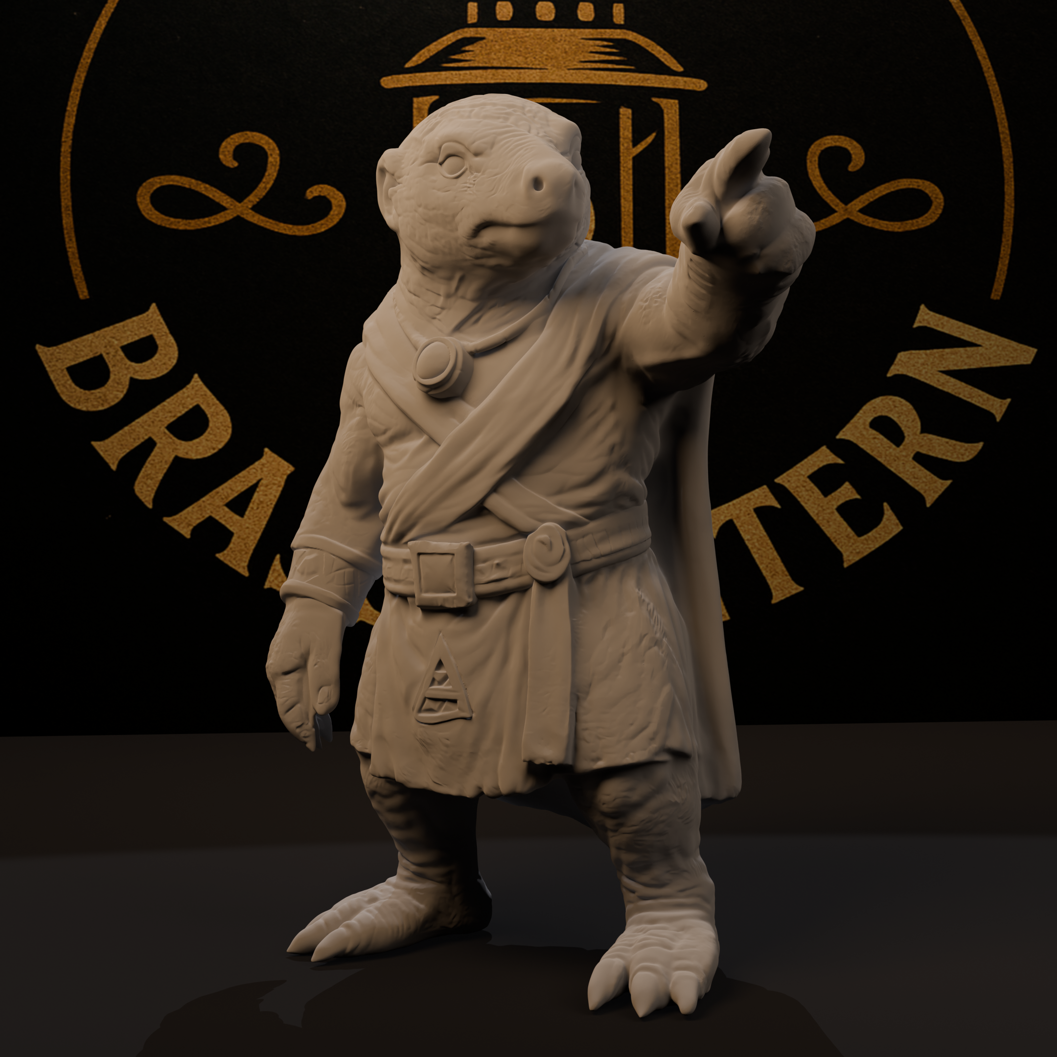Mole Bureaucrat - Brass Lantern Minis