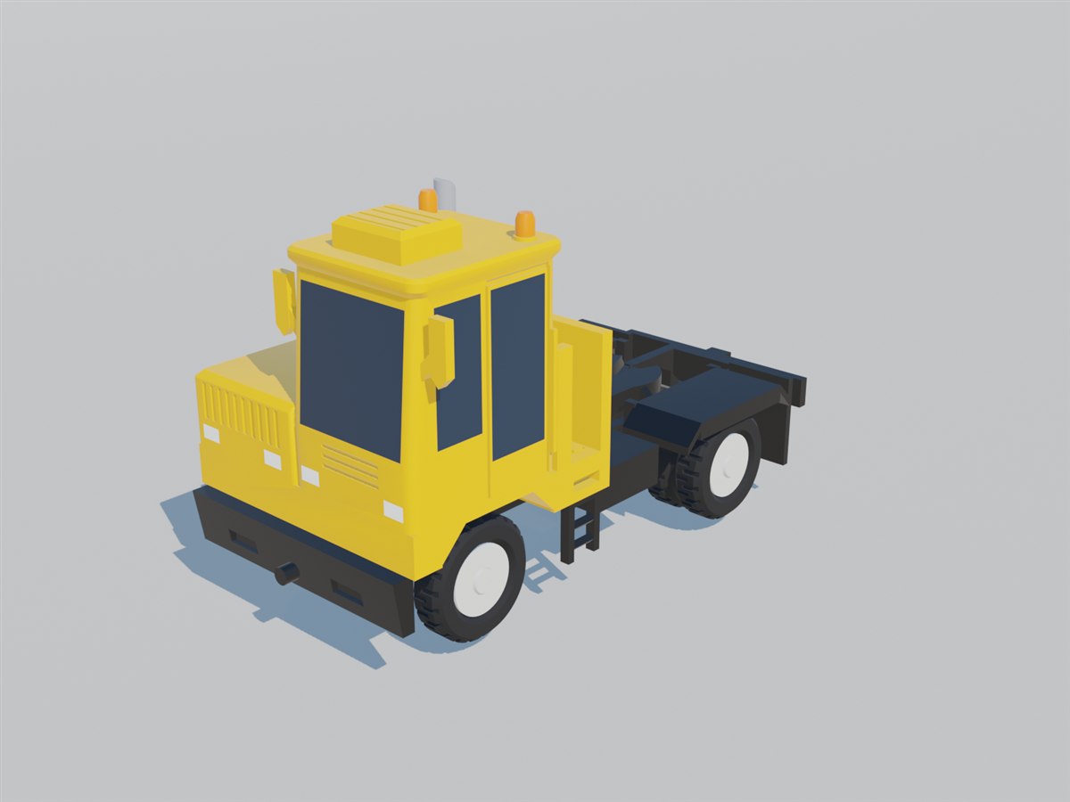 Terminal Tractor and Container Chassis N Scale 1:160 — STL Grátis ...