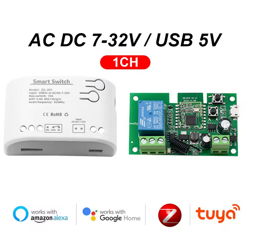Tuya Zigbee Garage Door Receiver wall mount — thumbnail 3