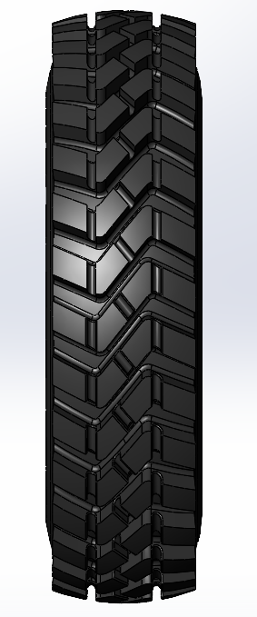 Miniatura 2 do modelo 3D Tire for RC Projects