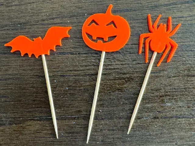 Halloween Cupcake Toppers - Toothpick Edition