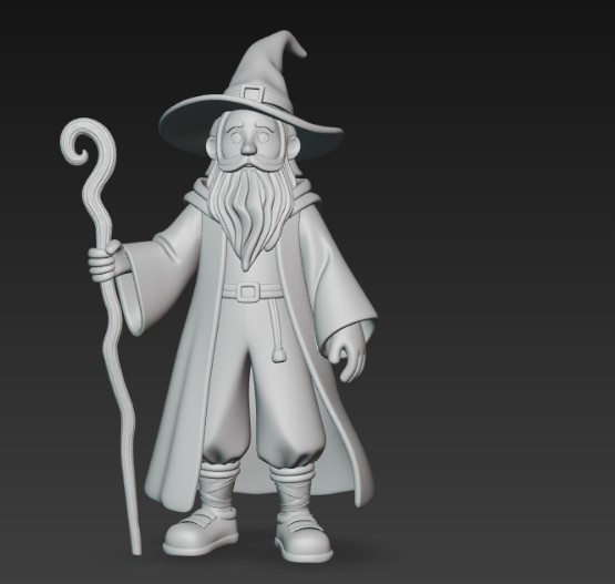 wizard with staff — miniatura 3