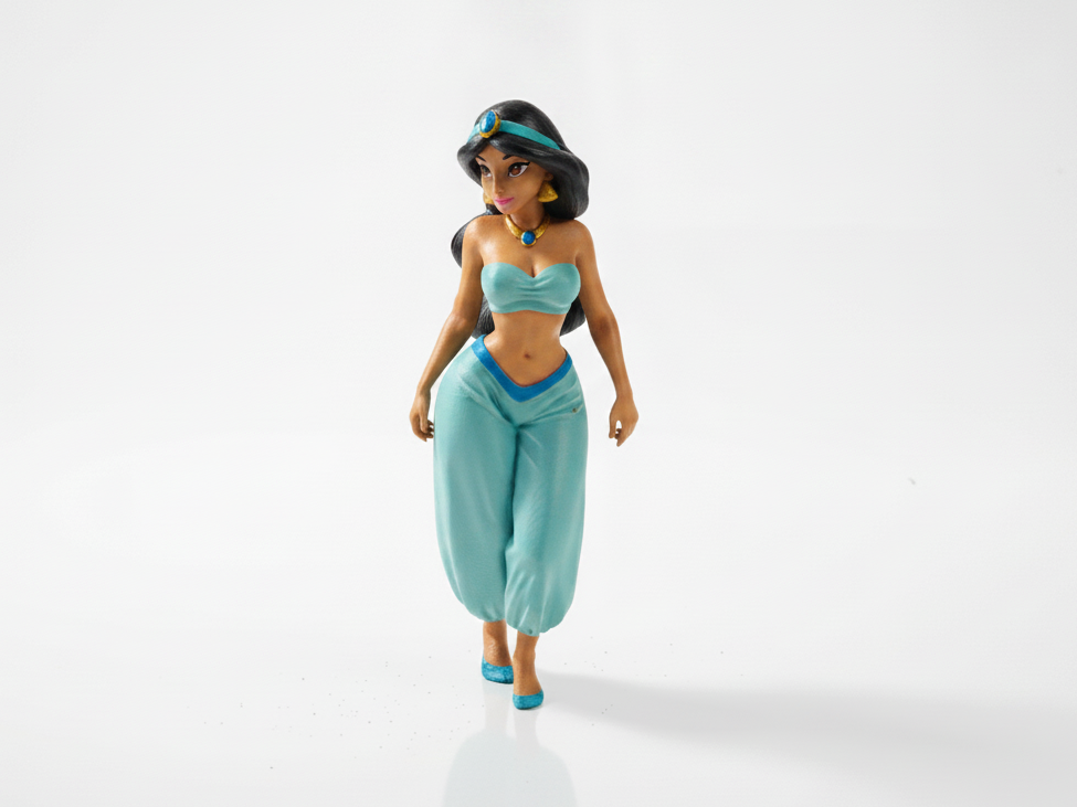 Princess Jasmine Figurine Animation 3D Printable