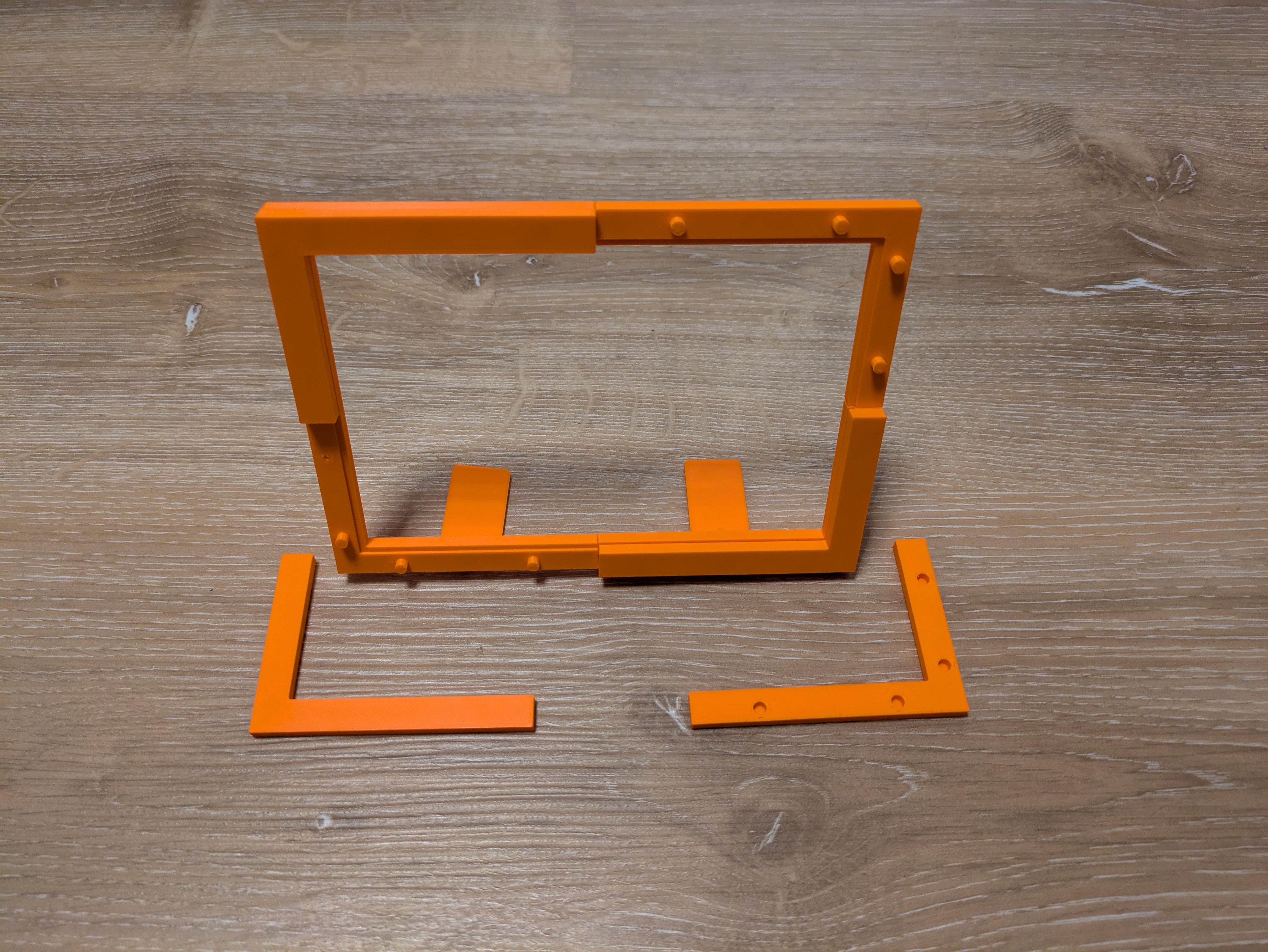 Miniatura 5 do modelo 3D parametric modular picture frame (openscad)