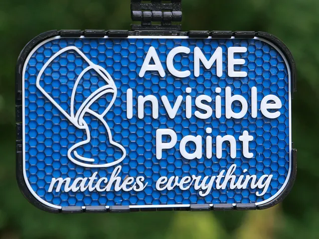 ACME Invisible Paint sign