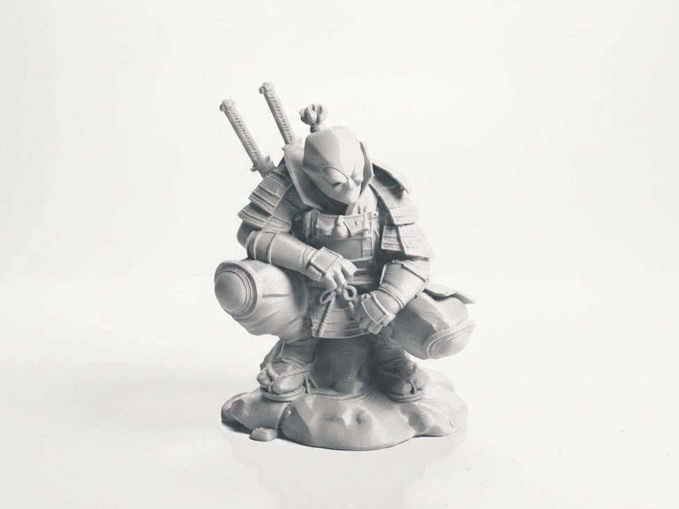 Samurai Deadpool Figurine Marvel 3D Printable