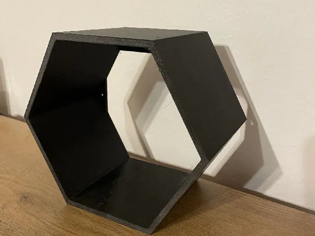 hexagonal shelff | šestiboká polička