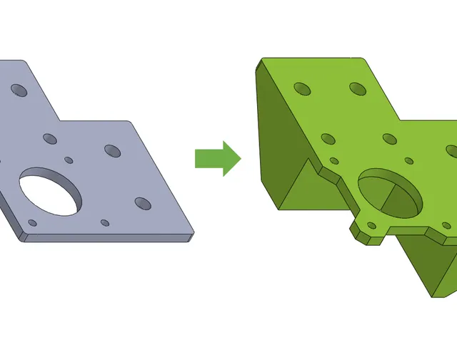 RatRig V-Core 3.1 3D Printed Motor Plate (Replace the stock aluminum plates)