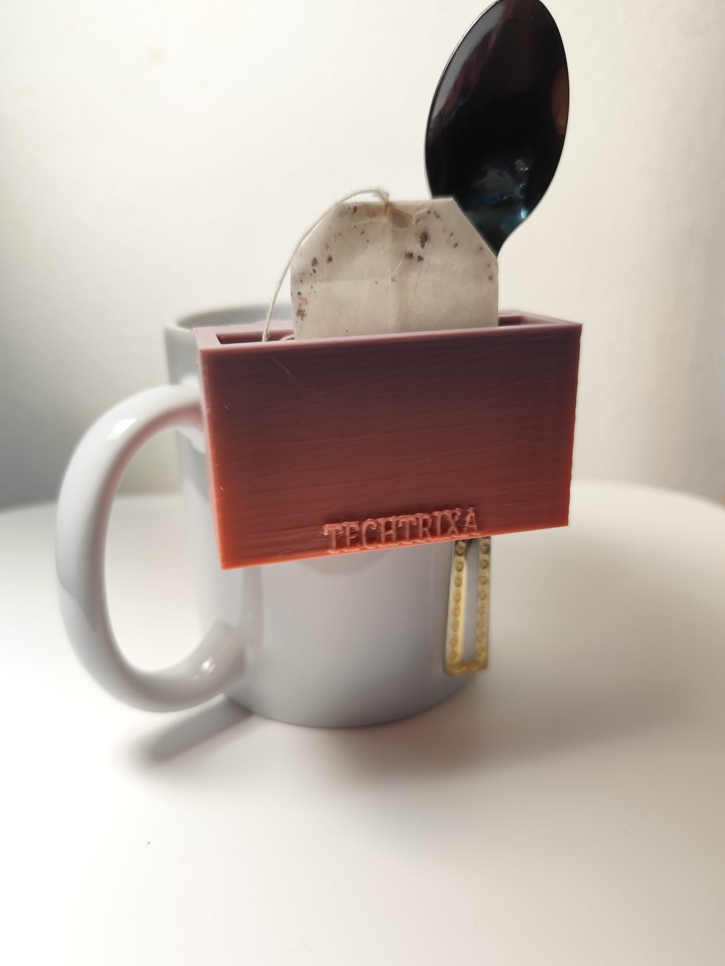 Tee bag & Spoon Holder for standard mugs